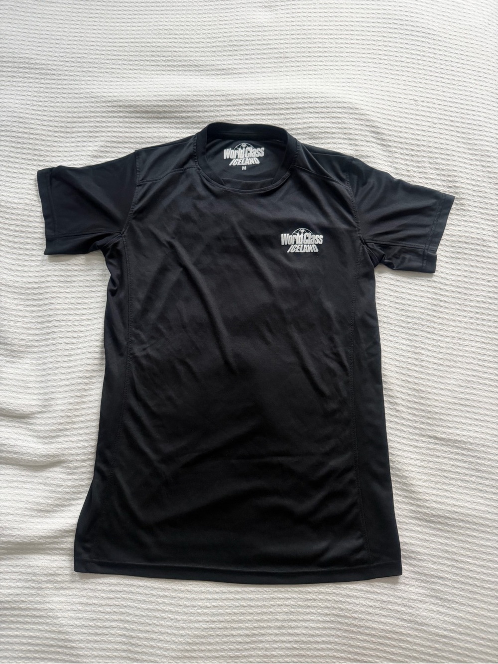 World Class Gym Iceland Men’s Black Performance Tee